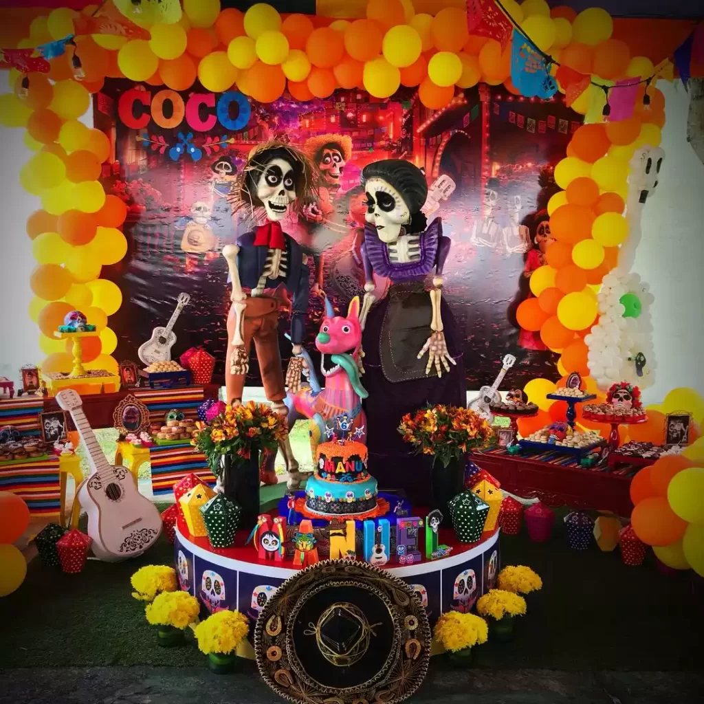 Festa Coco a vida e uma festa disney