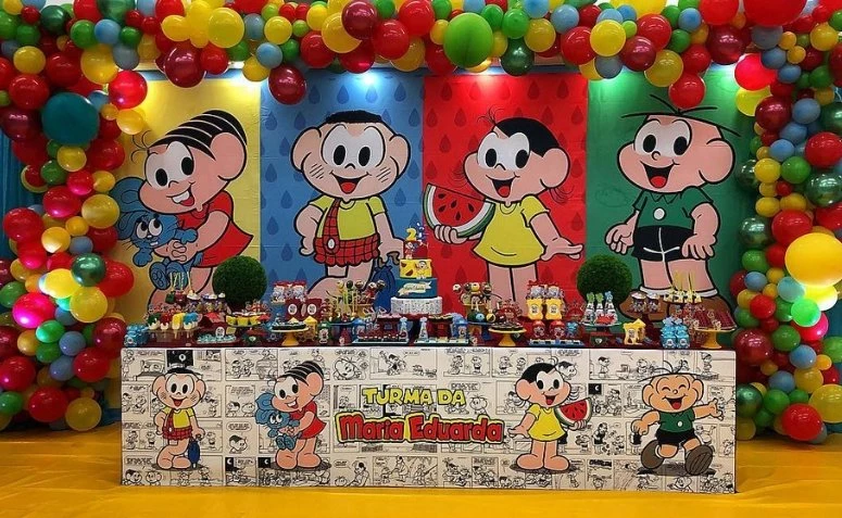 Festa da Turma da Monica tema feminino