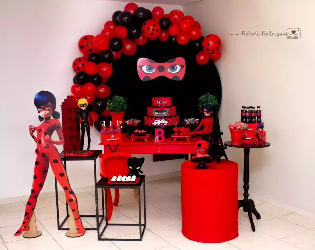 festa ladybug tema infantil