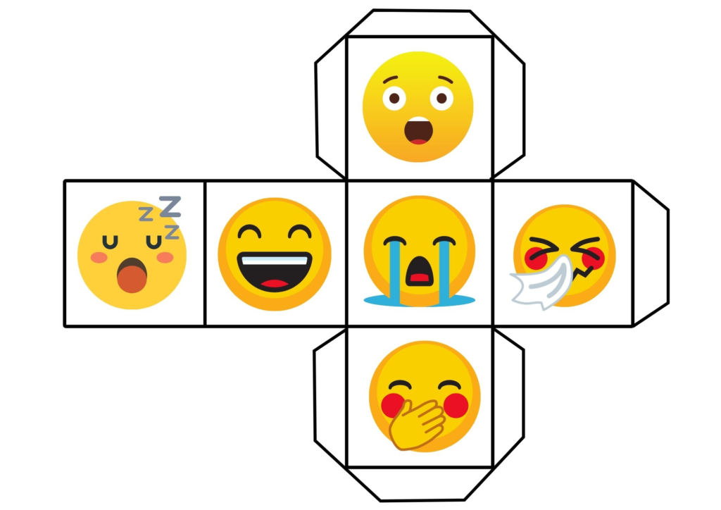 molde dado imprimir emoticon molde dado imprimir emoticon