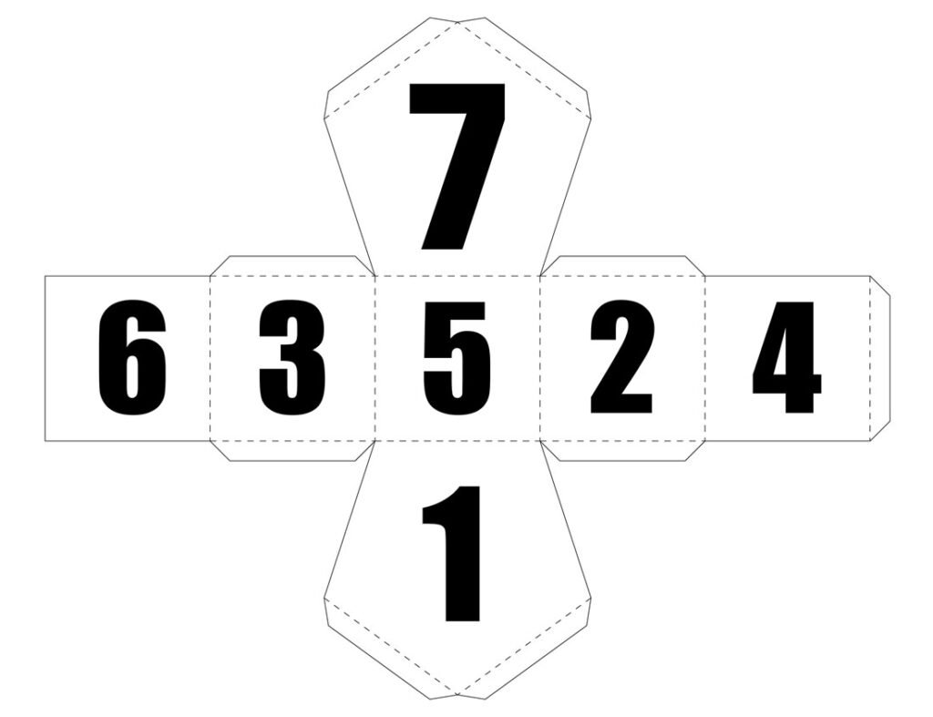 molde para fazer dado de papel simples 4 molde para fazer dado de papel simples 4