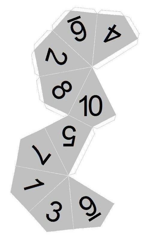 molde para fazer dado de papel simples 7 molde para fazer dado de papel simples 7