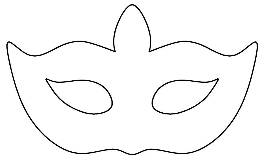 moldes de mascaras de carnaval 1