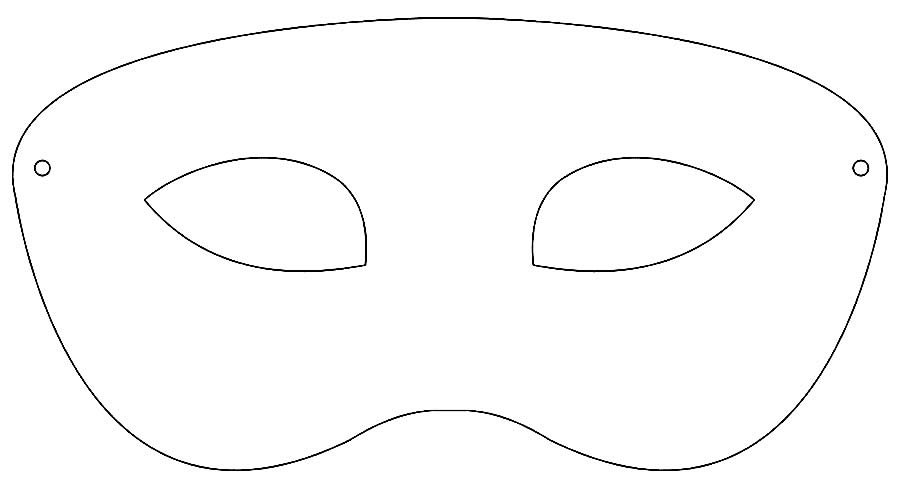 moldes de mascaras de carnaval 10