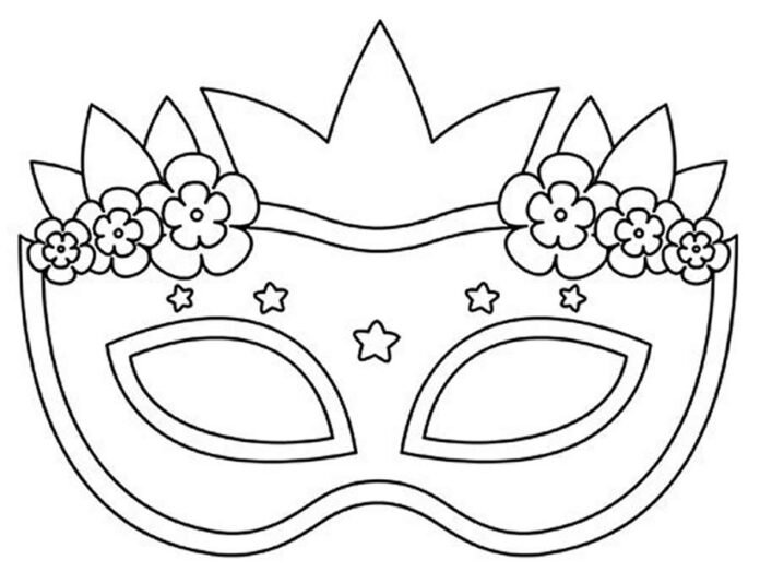 Moldes de Máscaras de Carnaval para Imprimir, Colorir e Recortar ...