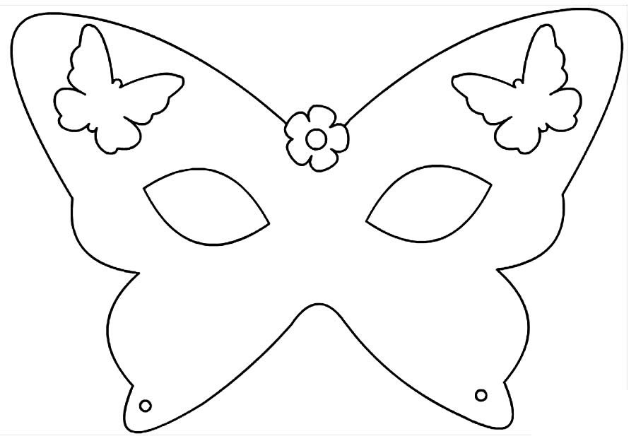 moldes de mascaras de carnaval 3