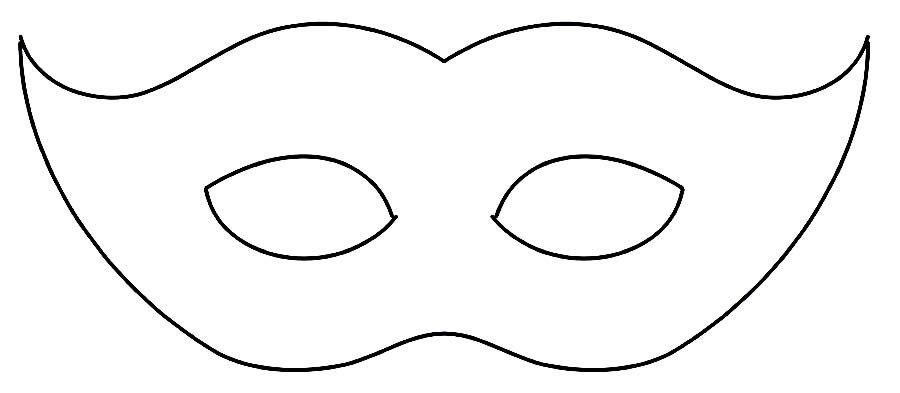 moldes de mascaras de carnaval 9