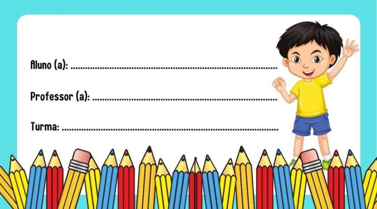 Crachá Educação Infantil: +40 Modelos para imprimir