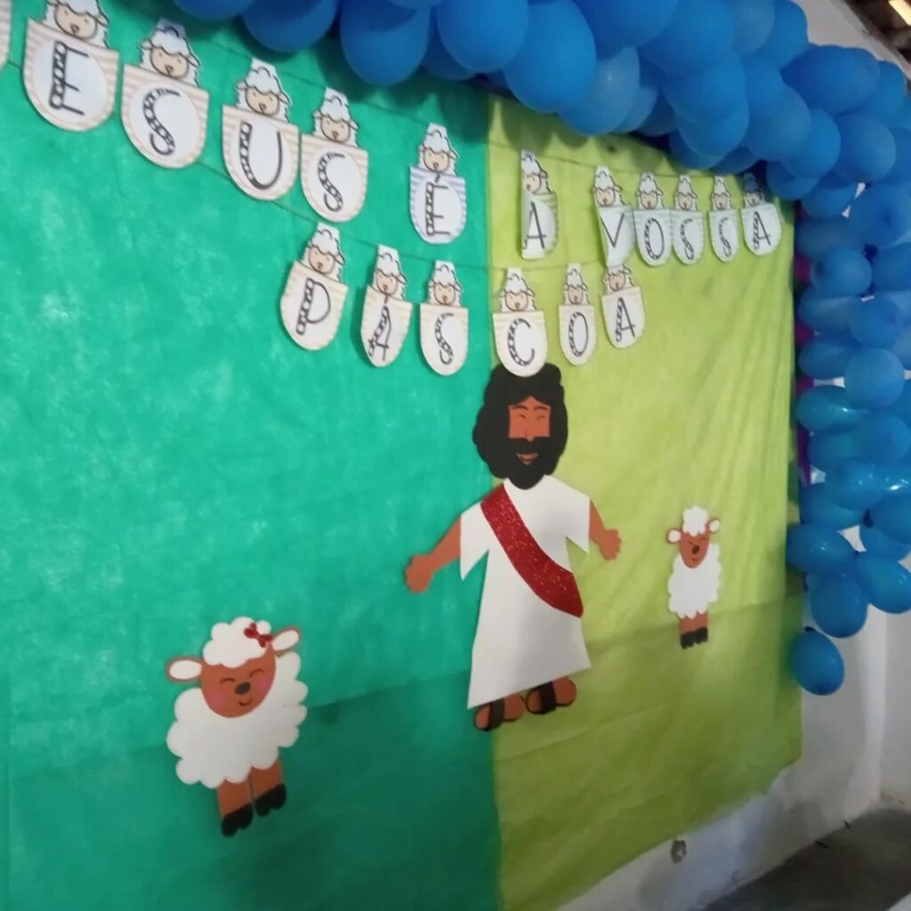 painel de pascoa cristo sr.escolajardimdacomunidade