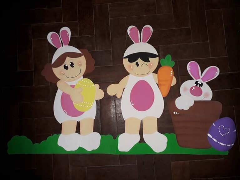 painel de pascoa fantasia coelho