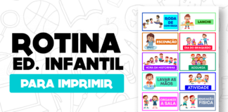 rotina educacao infantil