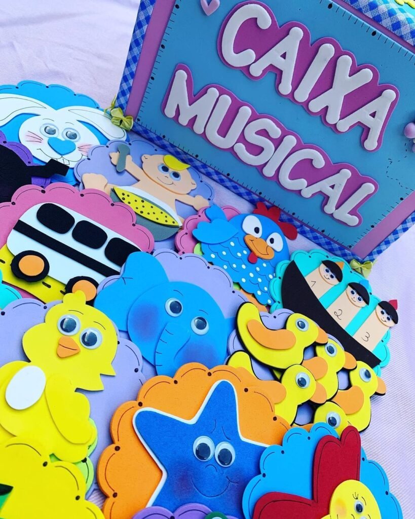 Caixa musical educacao infantil objetivo day arteemeva Caixa musical educação infantil objetivo day arteemeva