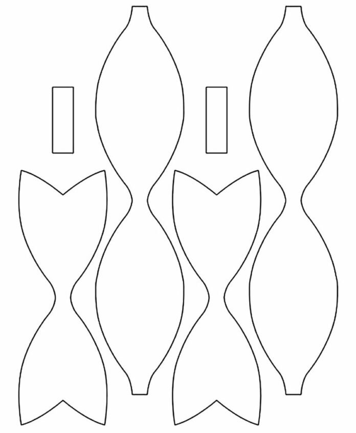 Laço de E.V.A: +30 ideias lindas, moldes para imprimir e como fazer
