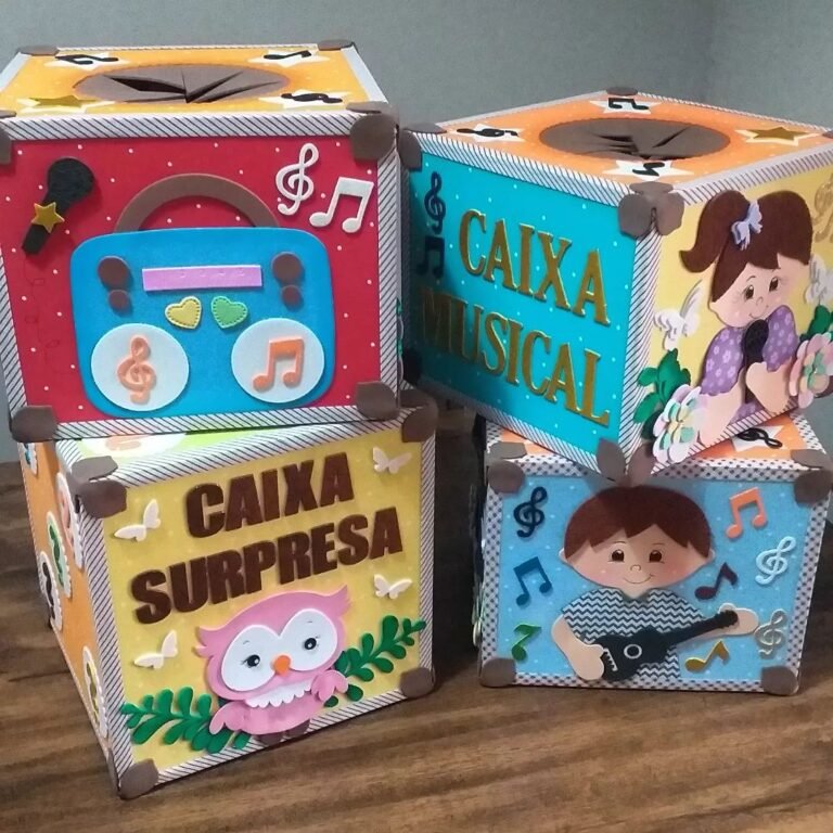 Caixa Musical para educação infantil: Fichas para imprimir