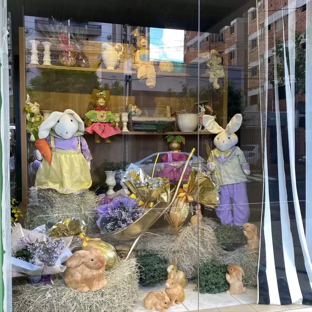 vitrine decoracao pascoa coelhos mudansp vitrine decoracao pascoa coelhos mudansp