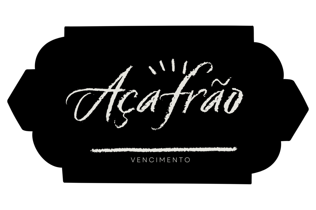 Etiqueta acafrao