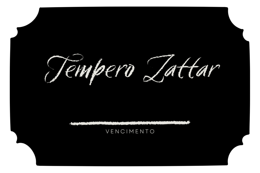 Etiqueta tempero zattar