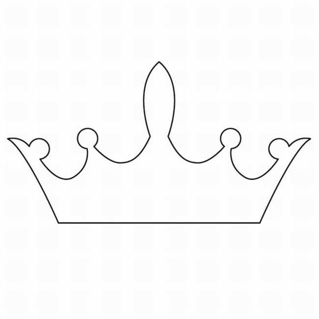 Molde de coroinha de principe