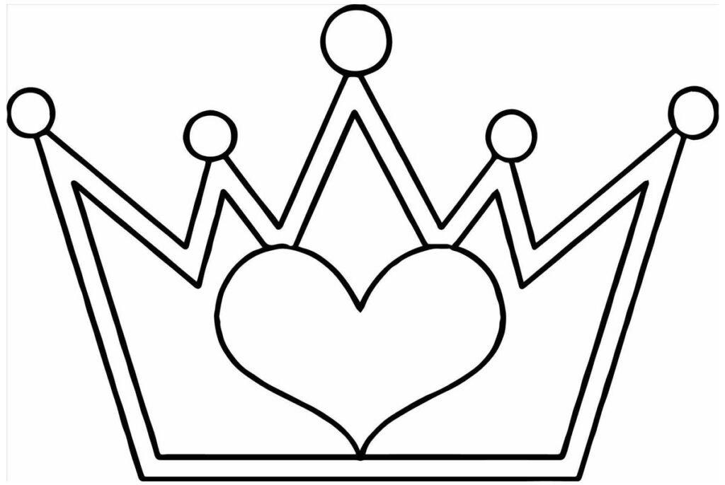 Molde de princesa coroinha
