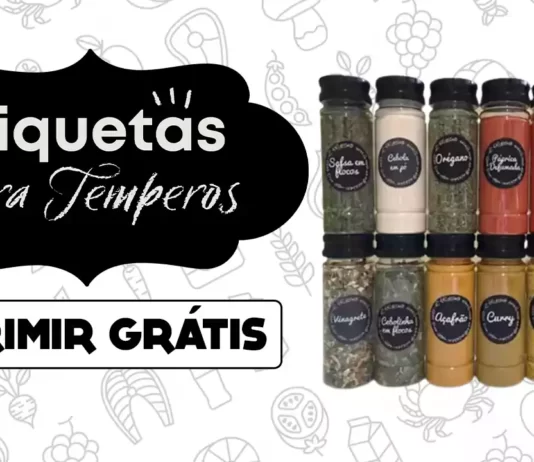 etiquetas para temperos