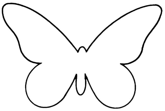 Moldes de borboleta para imprimir e recortar grátis