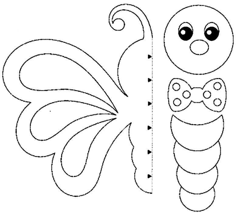 molde borboleta recortar colar