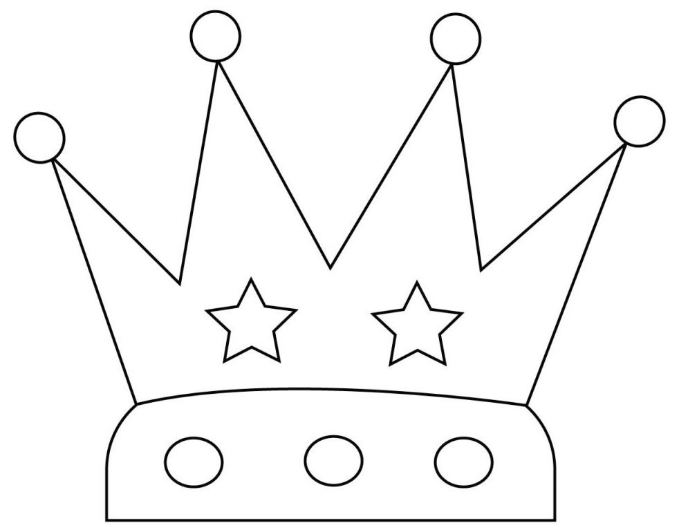 molde coroinha crianca
