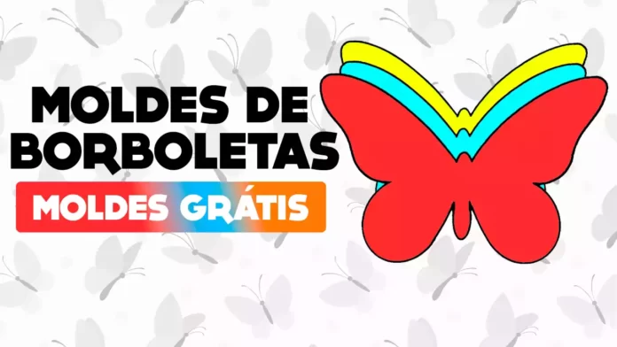 molde de borboleta