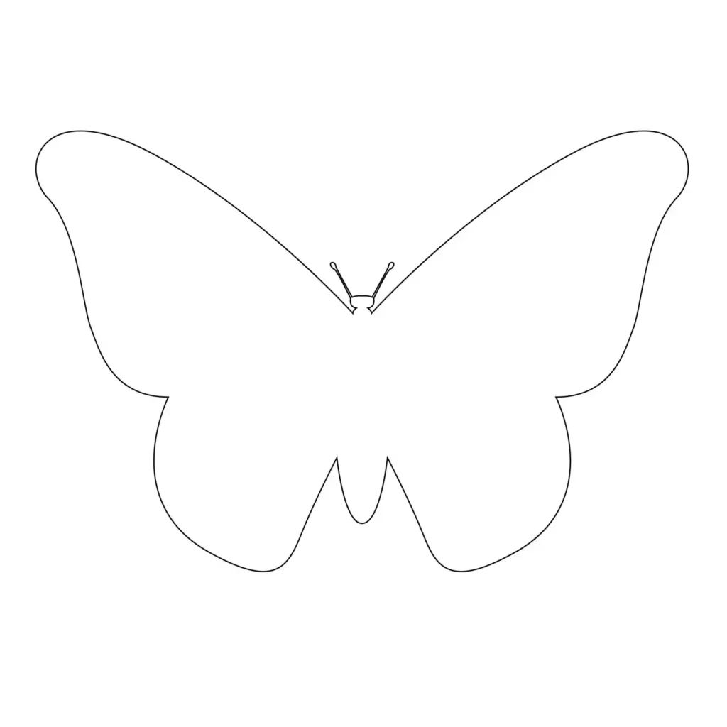 molde de borboleta grande