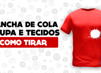 Como tirar cola de roupa