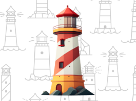 Desenhos de Farol para Colorir
