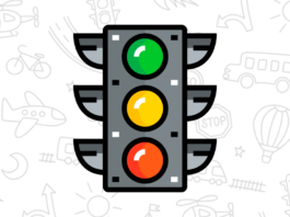 Desenhos de Sinal de Transito para Colorir