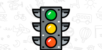 Desenhos de Sinal de Transito para Colorir