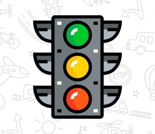 Desenhos de Sinal de Transito para Colorir