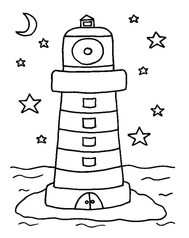 desenho farol para colorir simples desenho farol para colorir simples