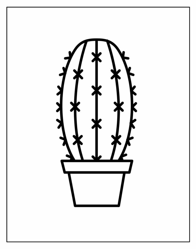desenho de cacto para colorir 24