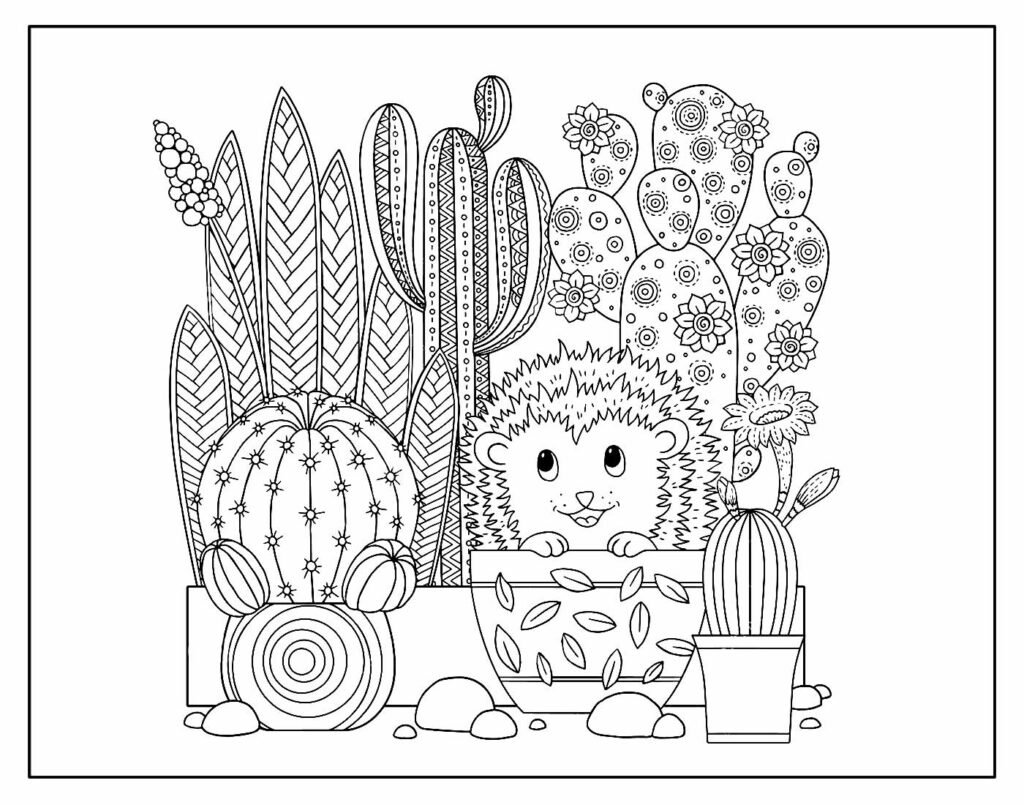 desenho de cacto para colorir 28