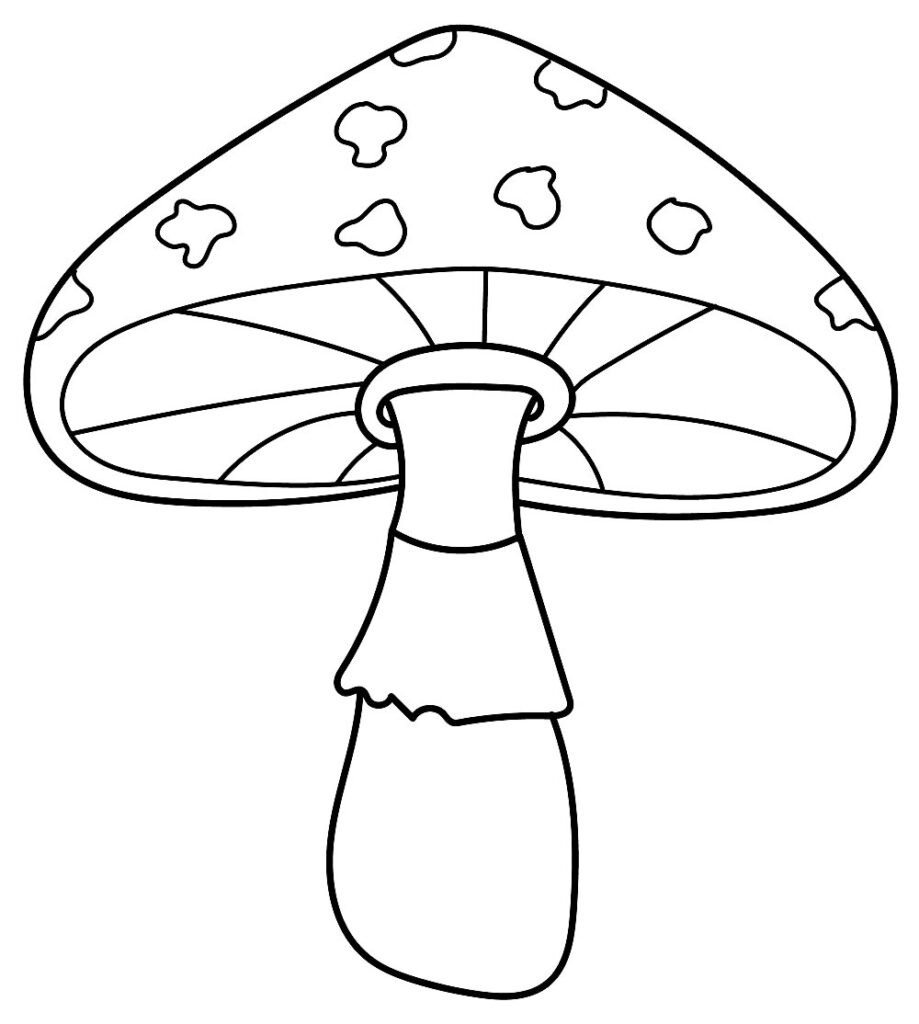 desenhos de cogumelo para colorir 16