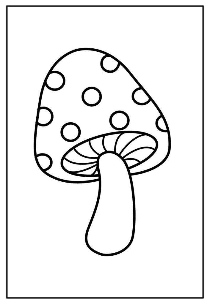 Desenhos para Colorir: Desenho de Cogumelo para salvar, imprimir e pintar,  colorir desenhos infantis de cogumelos.