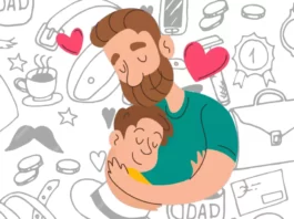 dia dos pais para colorir