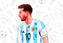 messi para colorir