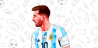 messi para colorir