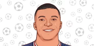 Mbappé para Colorir