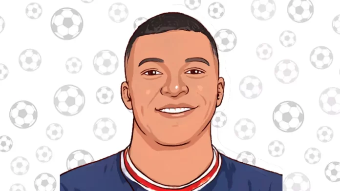Mbappé para Colorir