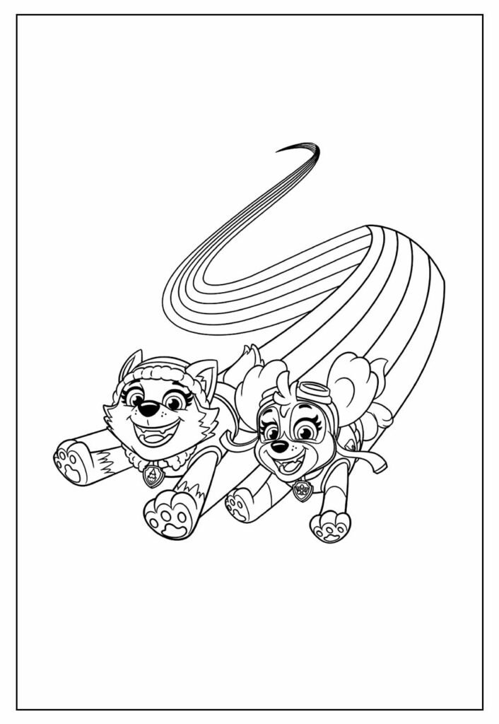 desenho da skye para colorir 12