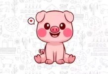 porco para colorir
