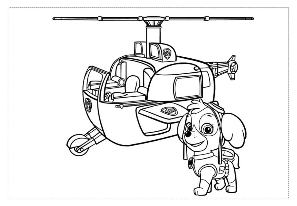 skye para colorir 26