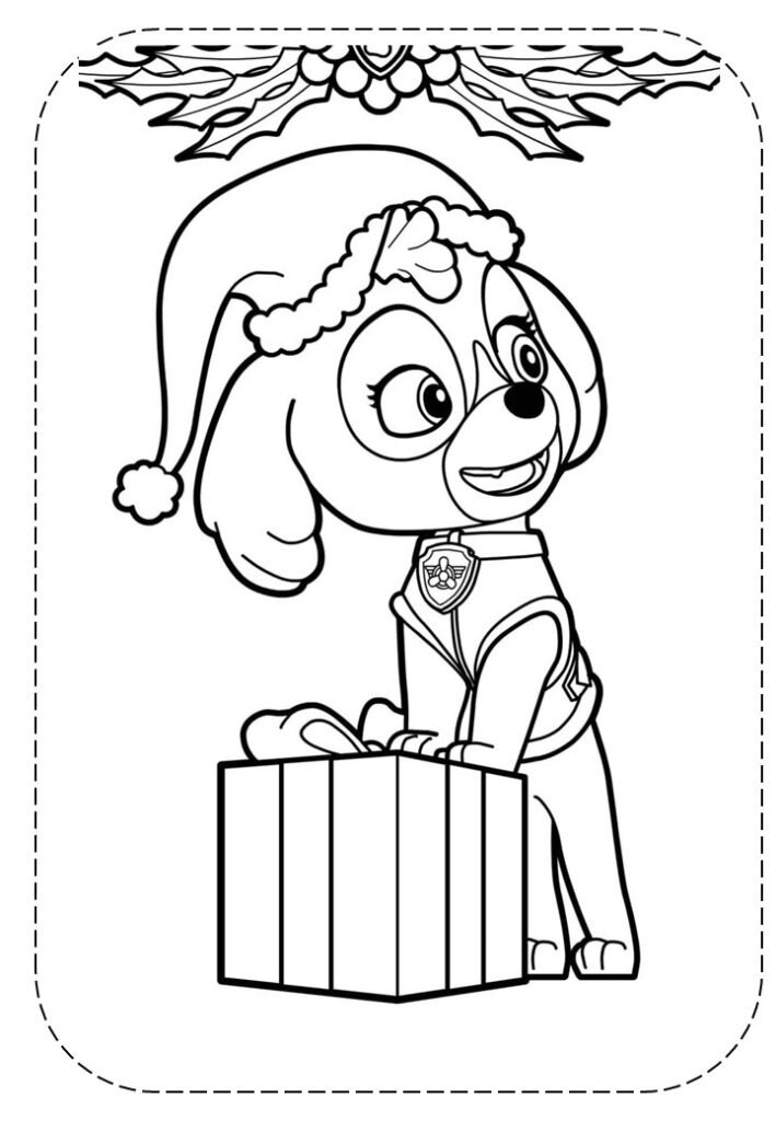 skye para colorir 6
