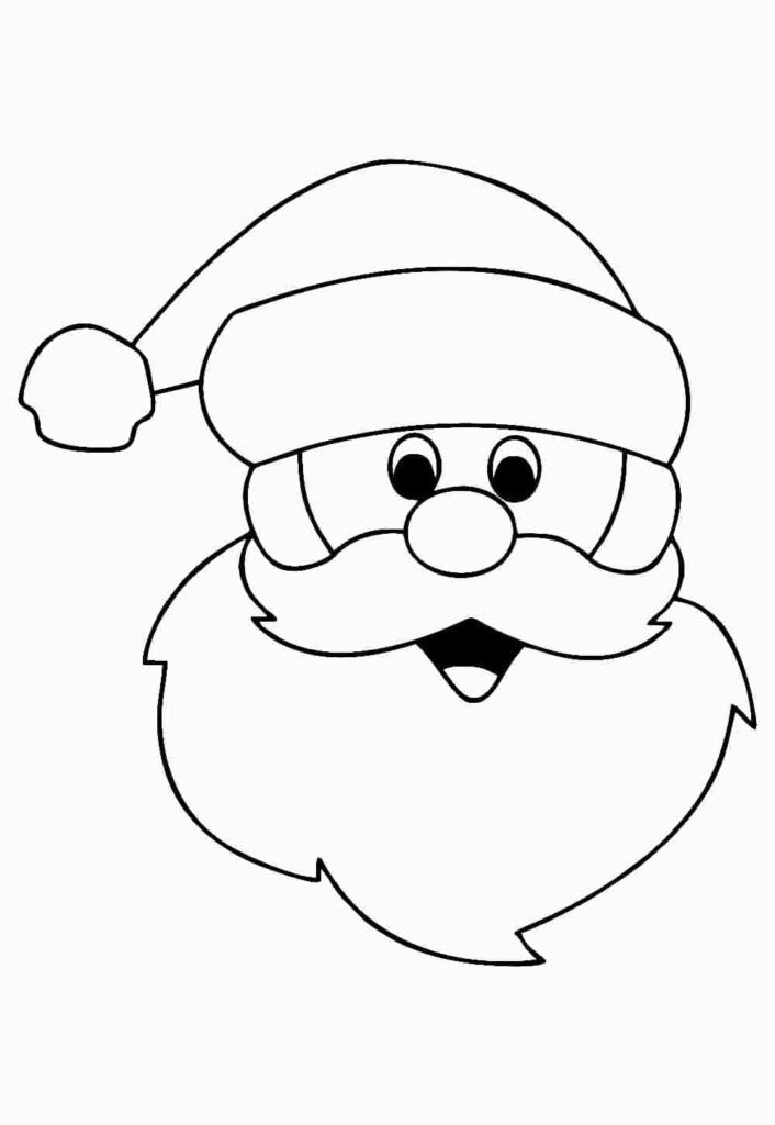 Moldes de Papai Noel Imprimir