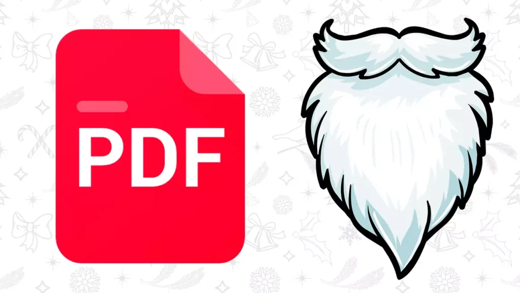 moldes Barba Papai Noel Imprimir PDF